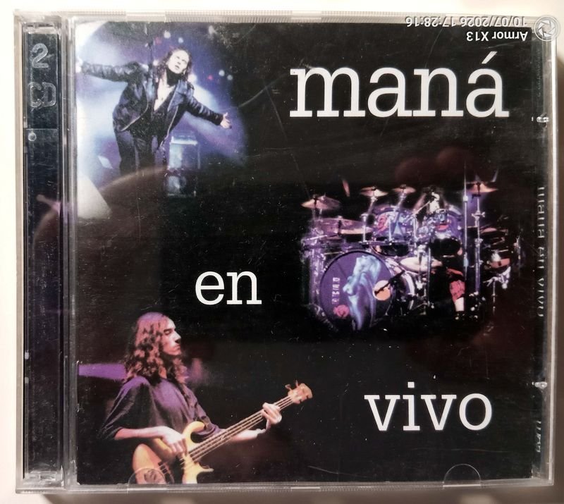Maná: En Vivo 2 CDs Industria Argentina 1994