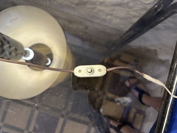 Lámpara de cerámica con base de mármol - imagen 14