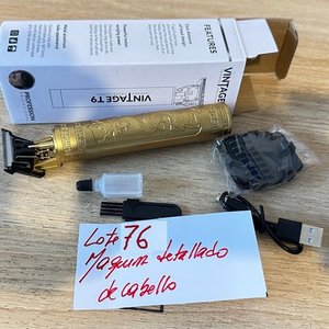 Lote siguiente: Cortapelo y Delineador Vintage T9 Profesional Dorado