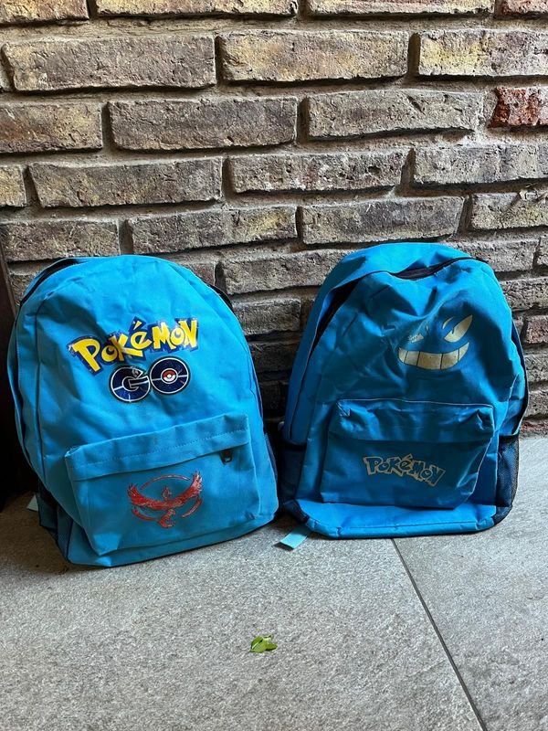 Lote de 2 Mochilas Pokemon GO y Gengar