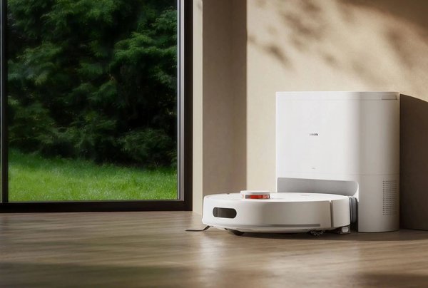Aspiradora Robot Xiaomi H40 Blanca con Base de Carga y Depósito de Agua - imagen 1