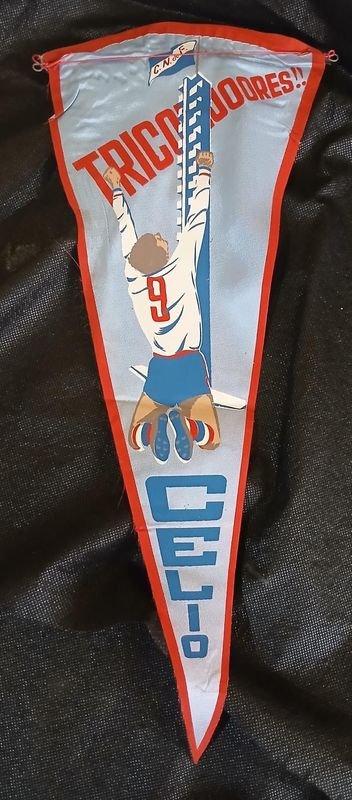 Banderín Vintage Club Nacional de Football "Tricolores" Celio Taveira Chilena