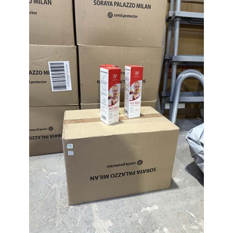 Lote anterior: Protectoras faciales en cajas de cartón