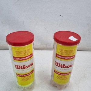 Lote anterior: L 380 - 6 Piezas - Set de 6 pelotas de tenis marca Wilson "Championship Extra Rendement", en sus envases originales, ideales para aficionados y