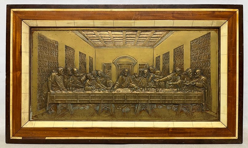 Lote anterior: Placa de Bronce, 'Ultima Cena' de 29 x 59 cm.