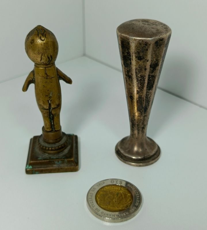 Colección de sellos lacradores antiguos en bronce - imagen 2