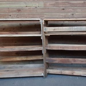 Estantería Rústica de Madera con 4 Estantes - imagen 2