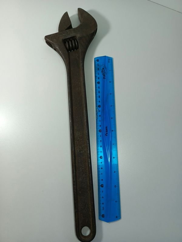 Llave francesa Bahco ajustable en buen estado - imagen 2