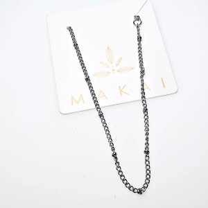 Pulsera MAKAI Cadena Eslabón Fino Acero Quirúrgico Cierre Mosquetón - imagen 1