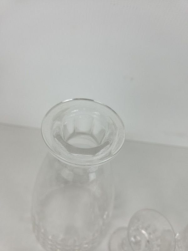 Juego de licor en fino cristal con botellón y copas - imagen 8