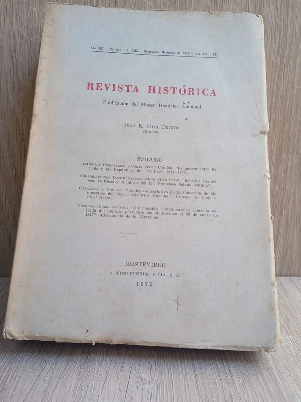 Lote siguiente: Revista Histórica de Pivel Devoto Museo Histórico Nacional