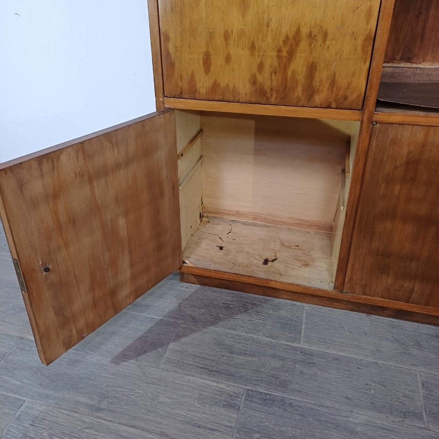 Biblioteca en madera maciza para almacenamiento y decoración - imagen 5