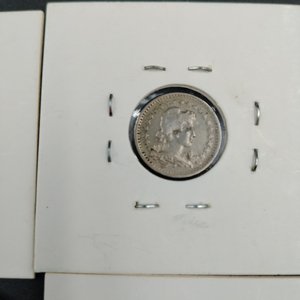 Lote de 9 Monedas de Brasil de Diferentes Épocas y Materiales - imagen 5