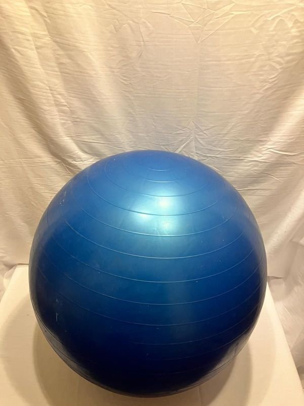Pelota de Pilates Azul para Ejercicios y Yoga