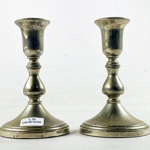 Par de candelabros en metal de 14 cm - imagen 3