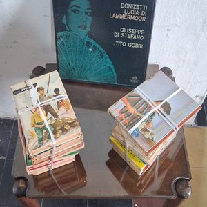 Lote anterior: Vinilos ópera y lote de libros