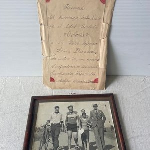 Medalla, Trofeo y Diploma de Luis Dassori, Ciclista Uruguayo - imagen 6
