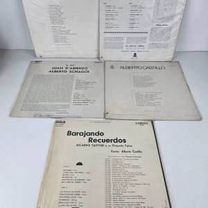 Lote de 5 Vinilos de Música Variada: Carlos Gardel, Roberto Firpo, Juan D'Arienzo, Alberto Castillo y Roberto Tánturi - imagen 2