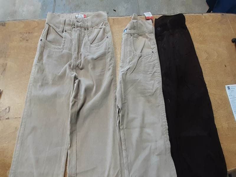Pantalones de Pana Beige y Marrón