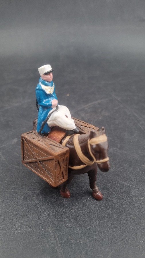 Figura Soldado Legión Extranjera Francesa a Caballo con Carga - imagen 1