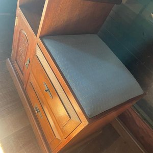 Mueble telefonero antiguo en Cerejeira - Madera Maciza - imagen 3