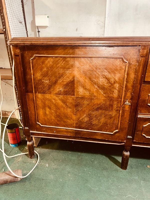 Bargueño americano antiguo de madera - imagen 2