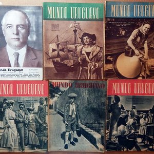 Lote siguiente: Seis Revistas "Mundo Uruguayo" de Colección (1931-1948)