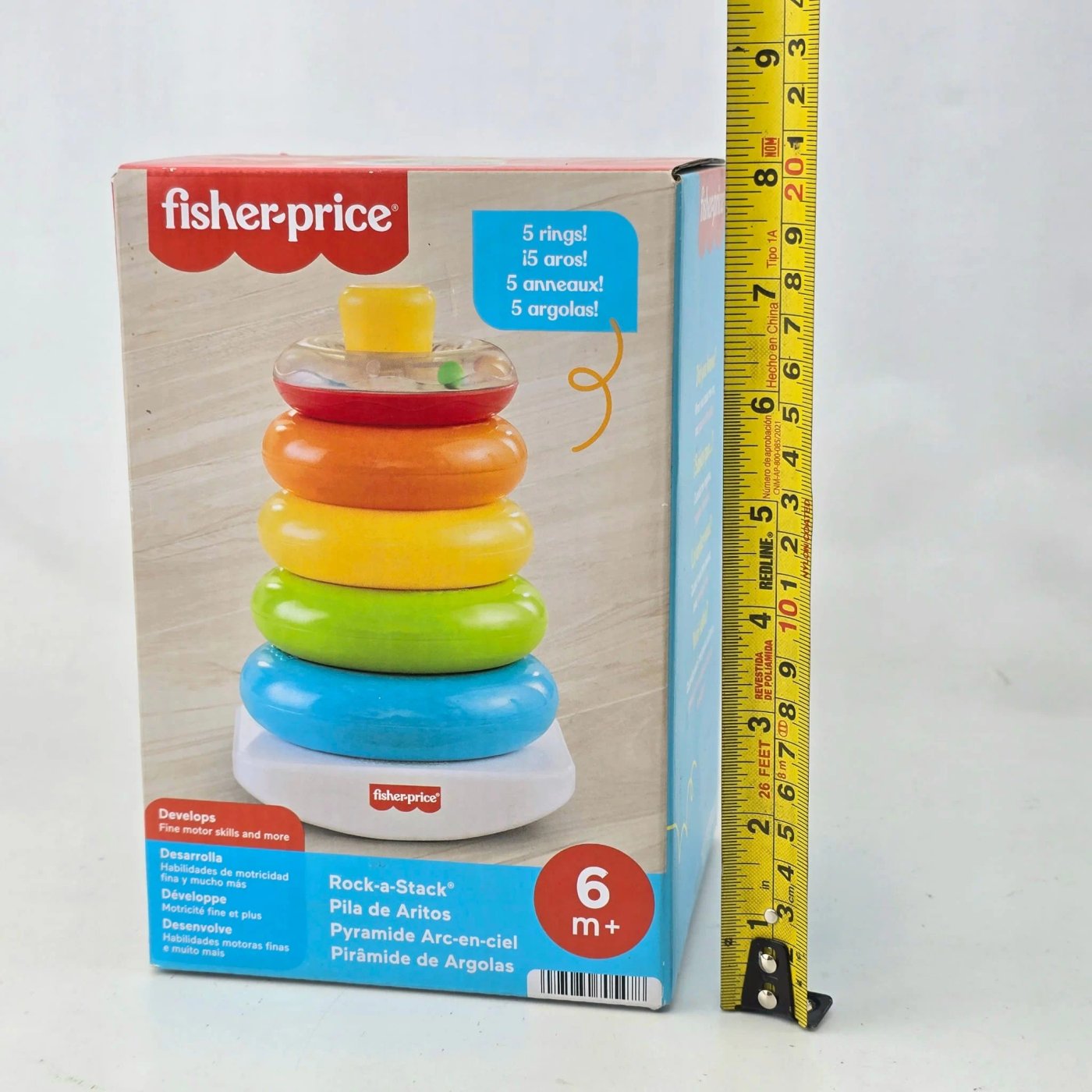 Juguetes Fisher-Price Rock-a-Stack para niños - imagen 5