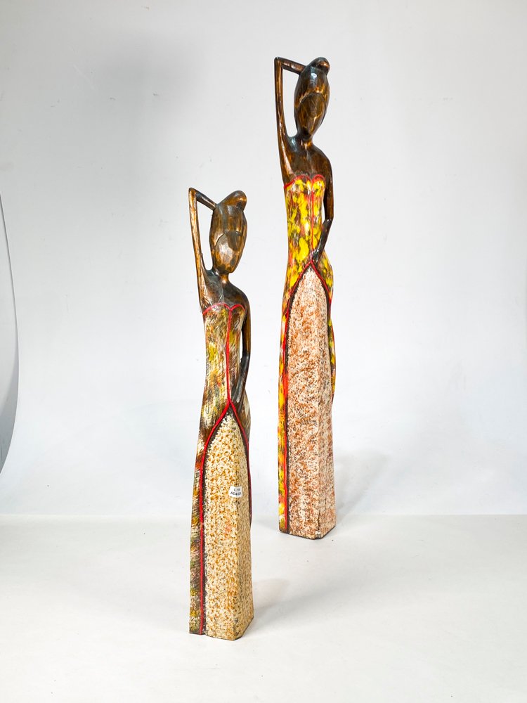 Lote anterior: Estatuas africanas de madera en diferentes tamaños
