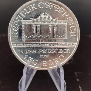 Moneda de Plata 1 Onza Filarmónica de Viena 2012 - 1.50 Euro - imagen 4