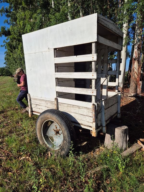 Lote siguiente: Trailer de Madera con Estructura de Metal para Transporte de Fitosanitarios