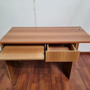 Escritorio Madera con Cajón y Bandeja Deslizable - imagen 2