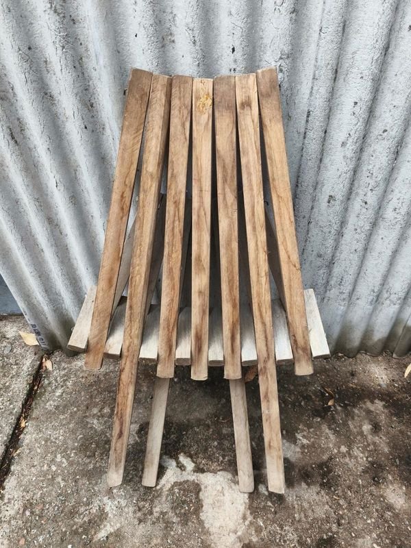 Silla Plegable Madera para Hogar - imagen 2