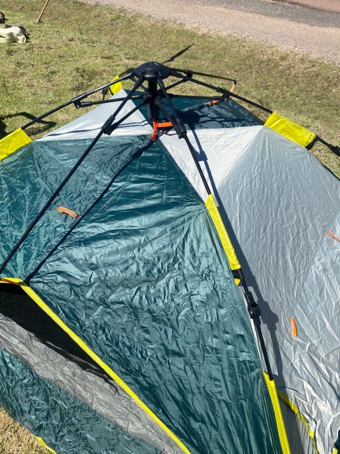 Carpa de Camping con Mosquetas y Doble Puerta - imagen 3