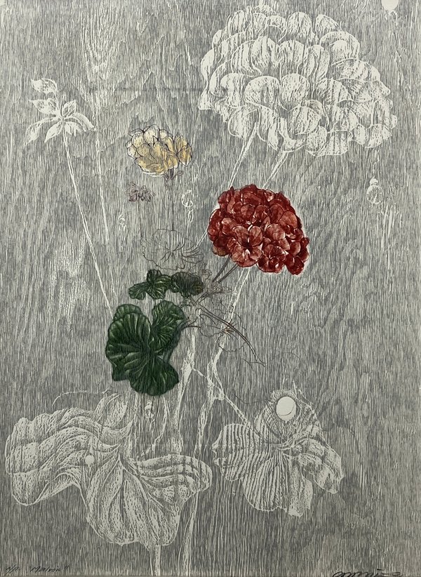 Grabado "Malvon" de Rimer Cardillo, Artista (A/P), 76x56 cm - imagen 1