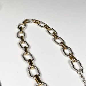 Conjunto de Joyería: Cadena Gruesa y Pulseras Diseño Serpiente con Piedras - imagen 6