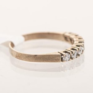 Medio Sin Fin de Oro con Circonias - imagen 2
