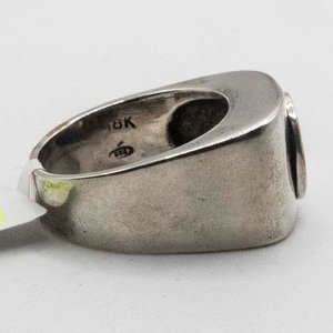 Anillo de Plata con Oro 18k y Circonia - imagen 2