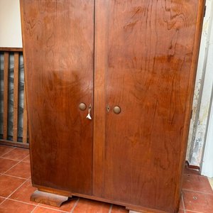 Ropero Americano de Madera Década de 1960 - imagen 1