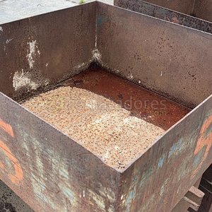 Lote de 15 Cajas Metálicas Oxidadas Numeradas - imagen 2