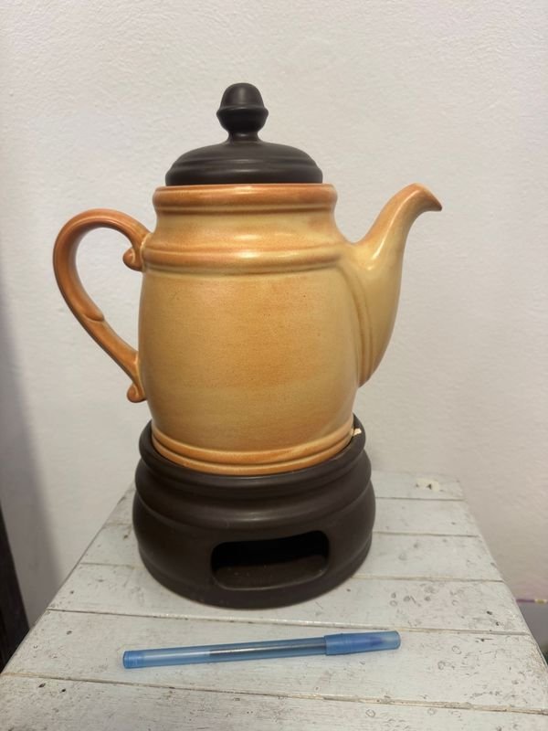 Tetera de cerámica con calentador - imagen 1