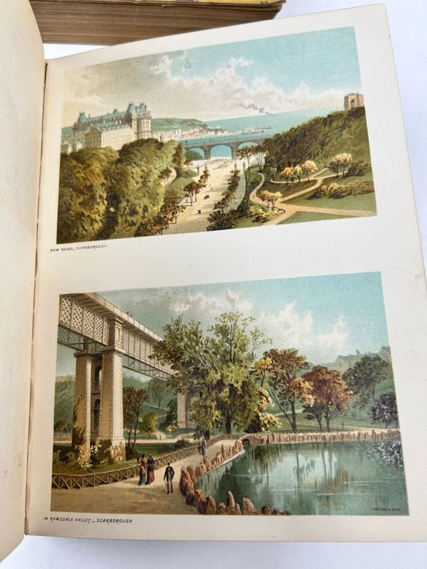 Libros antiguos de historia y paisajes de Inglaterra - imagen 5
