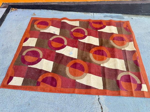 Alfombra estampada de diseño geométrico - imagen 3