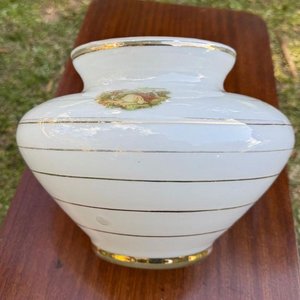 centro de mesa en crital opalino con diseños barrocos de buen porte - imagen 2