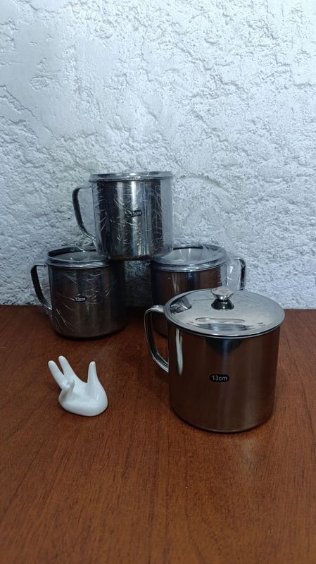 Lote siguiente: Olla ac inoxidable de 13 x 13 cm