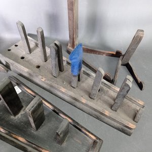 Lote de 6 Soportes de Madera para Exhibición o Almacenamiento - imagen 4