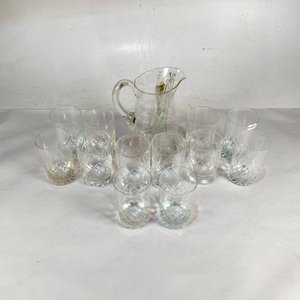 Juego de 16 Vasos Hialinos para Postre con Jarra - imagen 2