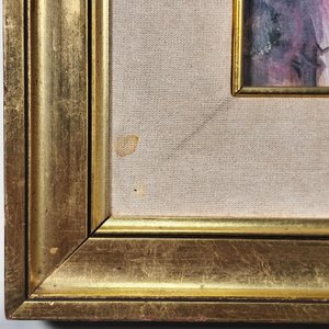 Pintura "Gitana" en acrílico sobre fibra, firmada MLU 2006 - imagen 5