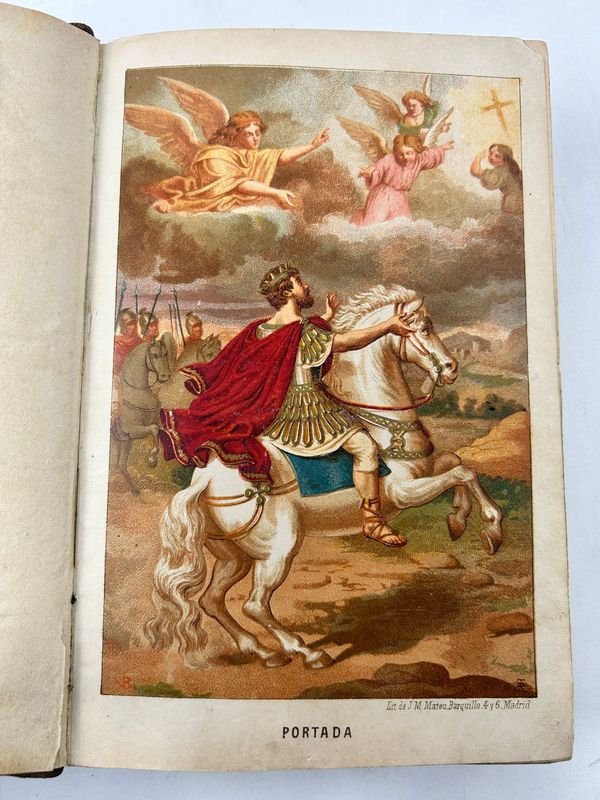 Dos tomos de la novela histórico-religiosa La cruz del Redentor o el triunfo de la fe - imagen 3
