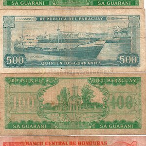 Lote de Billetes de Paraguay y Honduras - imagen 2